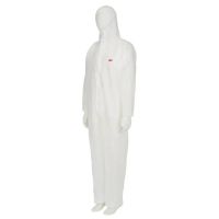 Macacão descartável, adulto, M UK: 36-38, branco, 3M
