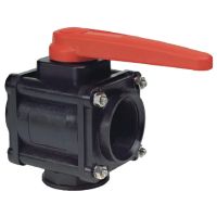 Válvula de esfera 3 vias 1 1/2" 10bar