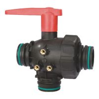 Válvula de esfera 3 vias T7 com extensão