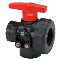 Válvula de esfera 3 vias 1 1/4"