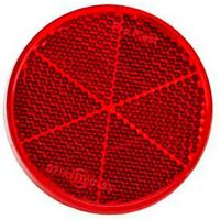 Refletor redondo vermelho
