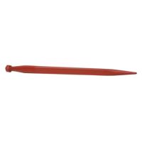 Dente de carregador, reto Ø44x820mm, porca M28x1.5mm, secção quadrada, extremidade apontada, azul, FST