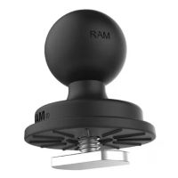 RAM® Track Ball™ com acessório de parafusos em T