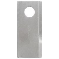 Lâmina de gadanheira dir. 107x48x4 mm diâmetro Ø19 mm, adequada para Niemeyer, embalagem de 25