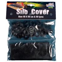 Cobertura plástica e pneus para silo