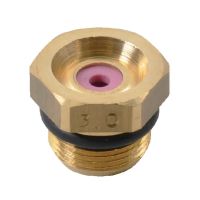 Bico defletor 6818 55° 3 latão Braglia