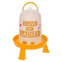 Bebedouro de plástico 3 l laranja