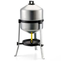 Bebedouro de tripé galvanizado de nível constante, 30l