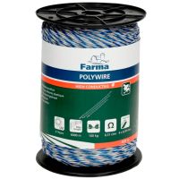 Fio para cercas elétricas 400 m alta condutividade 6x0,30 mm
