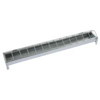 Comedouro 10x100 cm galvanizado