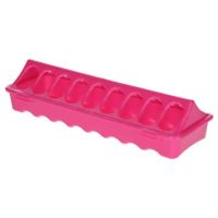 Comedouro 9,5x30 cm rosa