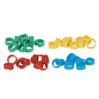 Faixas para perna em espiral, Ø16 mm 20 unidades vermelho