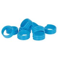 Faixas para perna em espiral, Ø16 mm 20 unidades azul