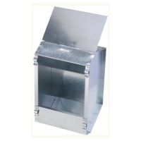 Comedouro para coelhos galvanizado simples
