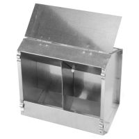 Comedouro para coelhos galvanizado