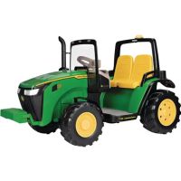 TRATOR ELÉTRICO DOIS LUGARES JOHN DEERE DUAL FORCE PEG PEREGO
