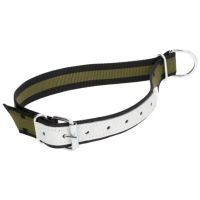 Colar para gado 90 cm com anel em D 6 mm