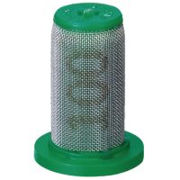 Filtro de bico TeeJet em aço inoxidável verde com malha 100