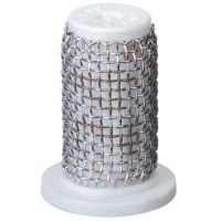 Filtro de bico TeeJet em aço inoxidável branco com malha 24