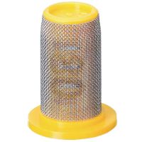 Filtro de bico TeeJet em aço inoxidável amarelo com malha 80