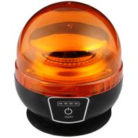 ROTATIVO LED AMBAR R65 BATERIA Y MANDO REMOTO