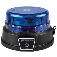 ROTATIVO LED AZUL CON R65 BATERIA R65 3W
