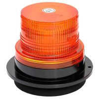 ROTATIVO LED AMBAR R65 VENTOSA 24LED X 1W