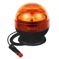 ROTATIVO LED AMBAR R65 LEDS 12-24V VENTOSA MAGNETICO