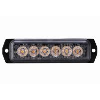 MODULO LED AMBAR ESTROBOSCOPICO 6 LED X 3W MODO CRUCERO