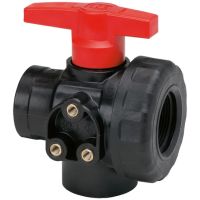 Válvula de esfera 3 vias 2"
