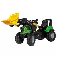 DEUTZ TRACTOR A PEDAL COM CARREGADOR ROLLY TOYS