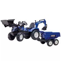 TRATOR NEW HOLLAND REBOQUE E CARREGADOR