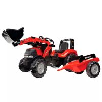 TRATOR CASE IH PUMA COM REBOQUE E CARREGADOR