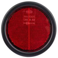 Refletor, Ø95 mm, vermelho, E17 339, Hella