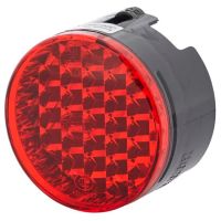 Refletor, Ø66/70mm, vermelho, H:42,2mm, aparafusado M4x12, Hella