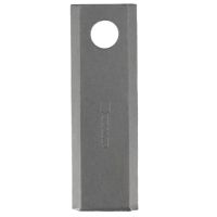 Lâmina de gadanheira esq./dir. 125x42x4 mm diâmetro Ø16,50mm, adequada para Kemper, embalagem de 25