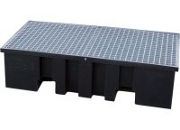 Bacia de Retenção com Grelha em Aço Galvanizado 245Lt
