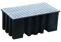 Bacia de Retenção com Grelha em Aço Galvanizado 415Lt