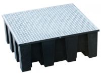 Bacia de Retenção com Grelha em Aço Galvanizado 640Lt