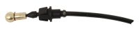 Cabo acelerador - Comp: 902mm, Comprimento externo do cabo: 747mm.