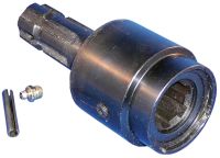 PTO Over-Running Adaptor - Estria Femea 1 3/8'' - 6 x Male spline 1 3/8'' - 6 Com Pino rolante.