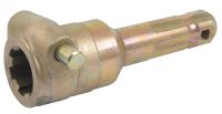 Adaptador PTO - Estria Femea 1 3/8'' - 6 x Male spline 1 1/8'' - 6 Com Quick Release Pin.