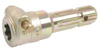 Adaptador PTO - Estria Femea 1 1/8'' - 6 x Male spline 1 3/8'' - 6 Com Quick Release Pin.