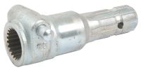 Adaptador PTO - Estria Femea 1 3/8'' - 21 x Male spline 1 3/8'' - 6 Com Quick Release Pin.