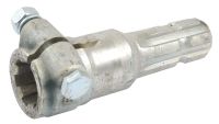 Adaptador PTO - Estria Femea 1 3/8'' - 6 x Male spline 1 3/8'' - 6 Com Clamp Bolt.