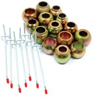 Rotulas (Cat. Lower Link Ball 2/2, 2/3, 3/3, Top Link Ball 2/2, 2/3, 3/2, 3/3) (14 un. Expositor)