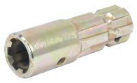 Adaptador PTO - Estria Femea 1 1/8'' - 6 x Male spline 1 3/8'' - 6 Com