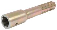 Adaptador PTO - Estria Femea 1 3/8'' - 6 x Male spline 1 3/8'' - 6 Com