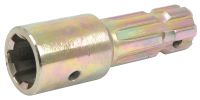 Adaptador PTO - Estria Femea 1 3/8'' - 6 x Male spline 1 3/8'' - 6 Com