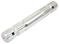 Veio estriado PTO —estriado nas duas extremidades - 1 3/8'' - 6 estrias x 1 3/8'' - 6 estrias, Comp: 230mm